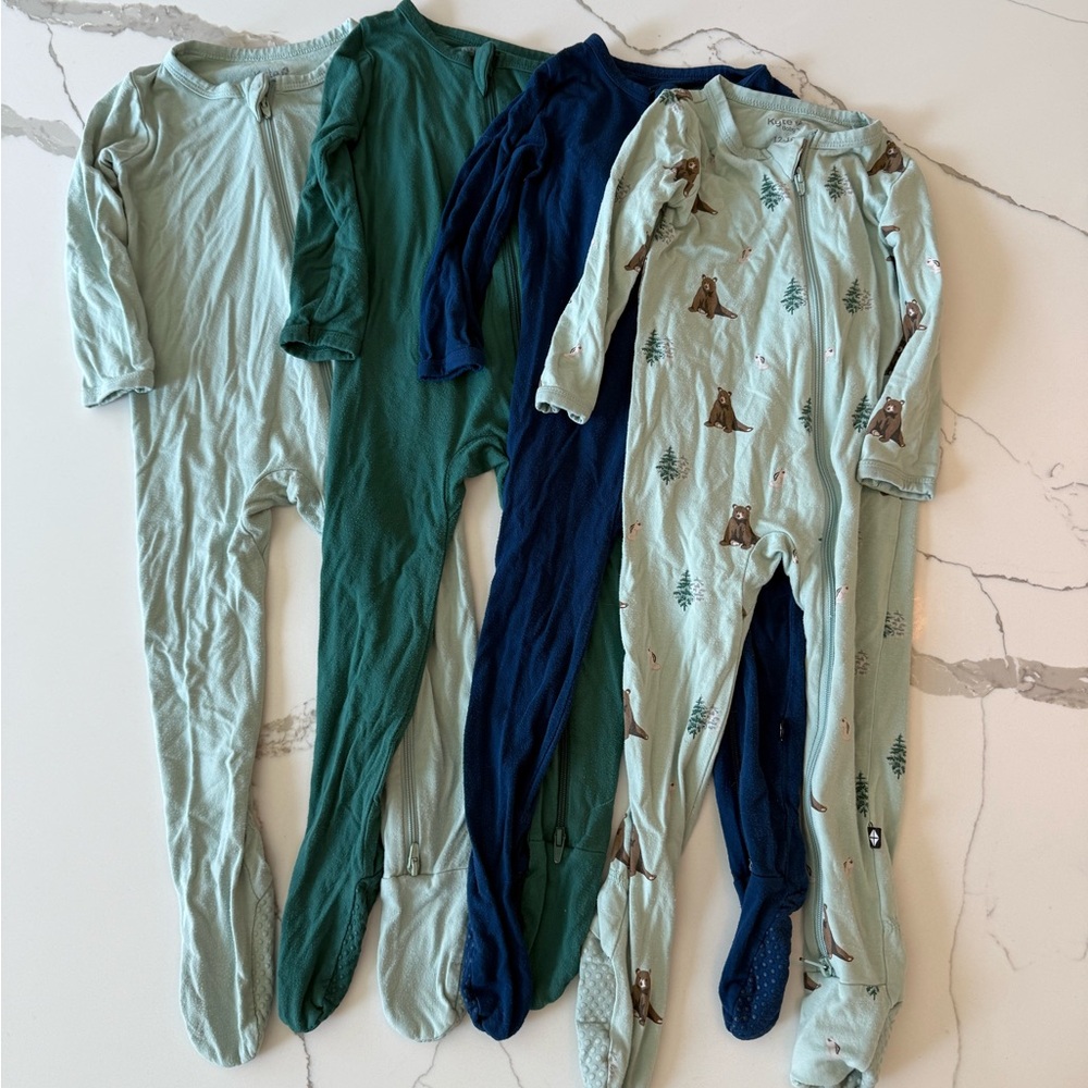 Kyte baby footie 12-18 months set of 4